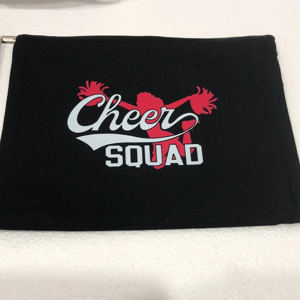 Cheer Junkie Pouch and Cheer Squad Bags bundle of 3